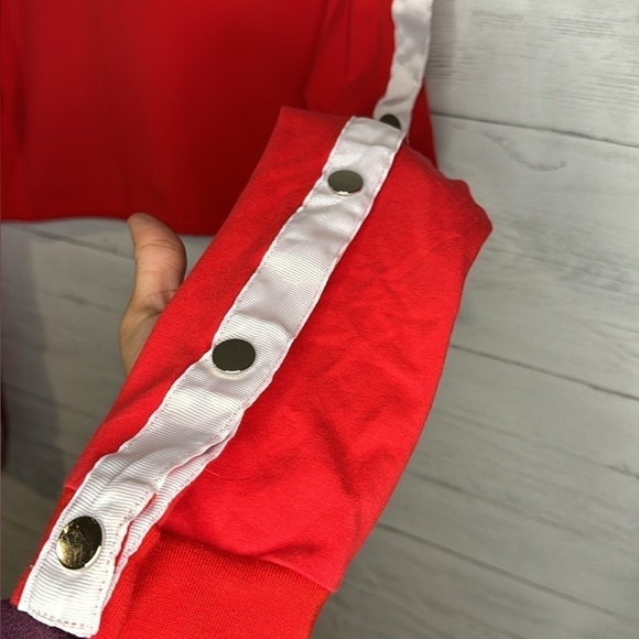 White Fox Red Crop Top | SIZE S - Picture 4 of 6
